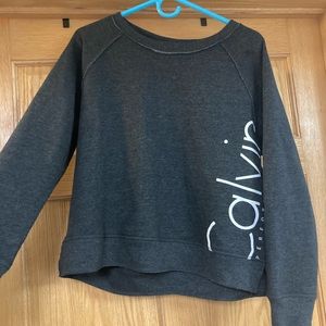 Dark Gray Calvin Klein Performance Sweatshirt